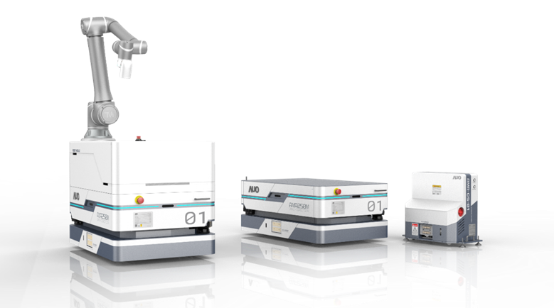 球速体育數位開發的自主式移動機器人（AMR250M），搭配全向輪並結合AI演算法、2D LiDAR、3D攝影機等技術，協助客戶實現產線全自動化